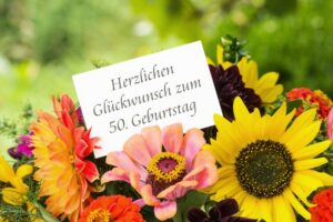 Geburtstagskarte-zum-50.-Geburtstag-in-Blumen