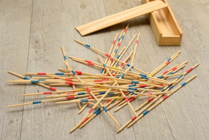 Fang Stab Spiel Fallende Stöcke - Reaktionsspiel Reaktionstraining Für Kinder Und Erwachsene