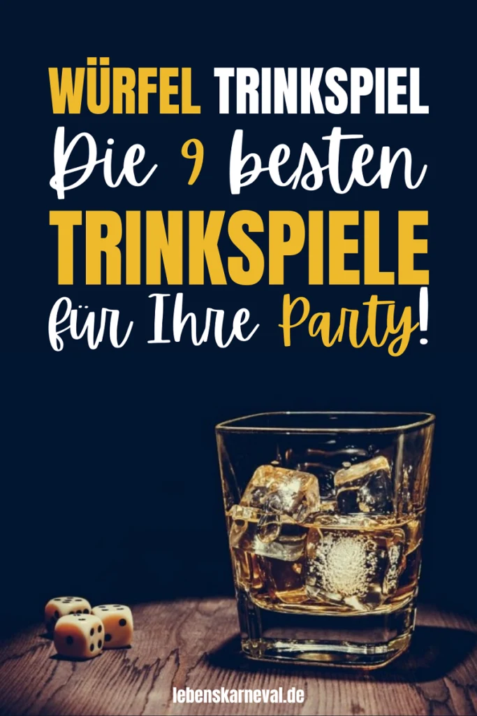 Würfel Trinkspiel-Die 9 Besten Trinkspiele Für Ihre Party! - pin