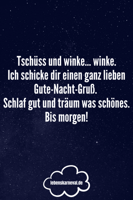 Whatsapp Gute Nacht Sprüche Süße, Lustige Und Liebevolle SMS Lebens