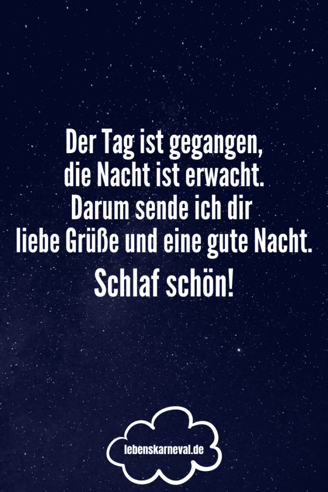 Whatsapp Gute Nacht Sprüche Süße, Lustige Und Liebevolle SMS Lebens