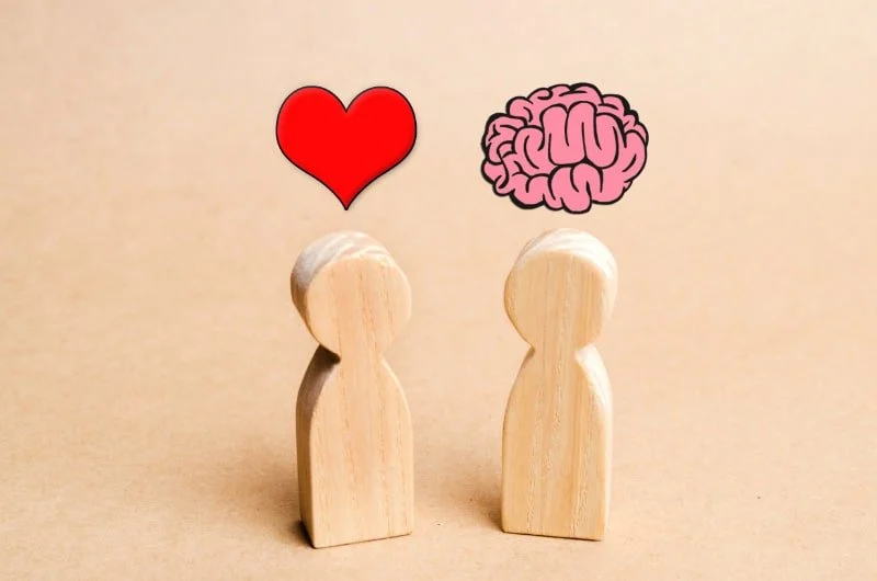 Herz-gegen-Verstand-oder-Gehirn.-Konzept-des-Geistes-gegen-die-Liebe.