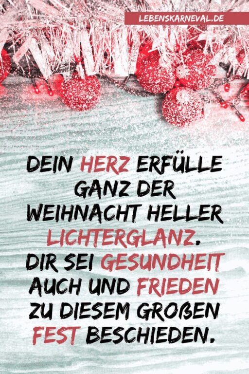 Die Schönste Weihnachtssprüche Für Karten!