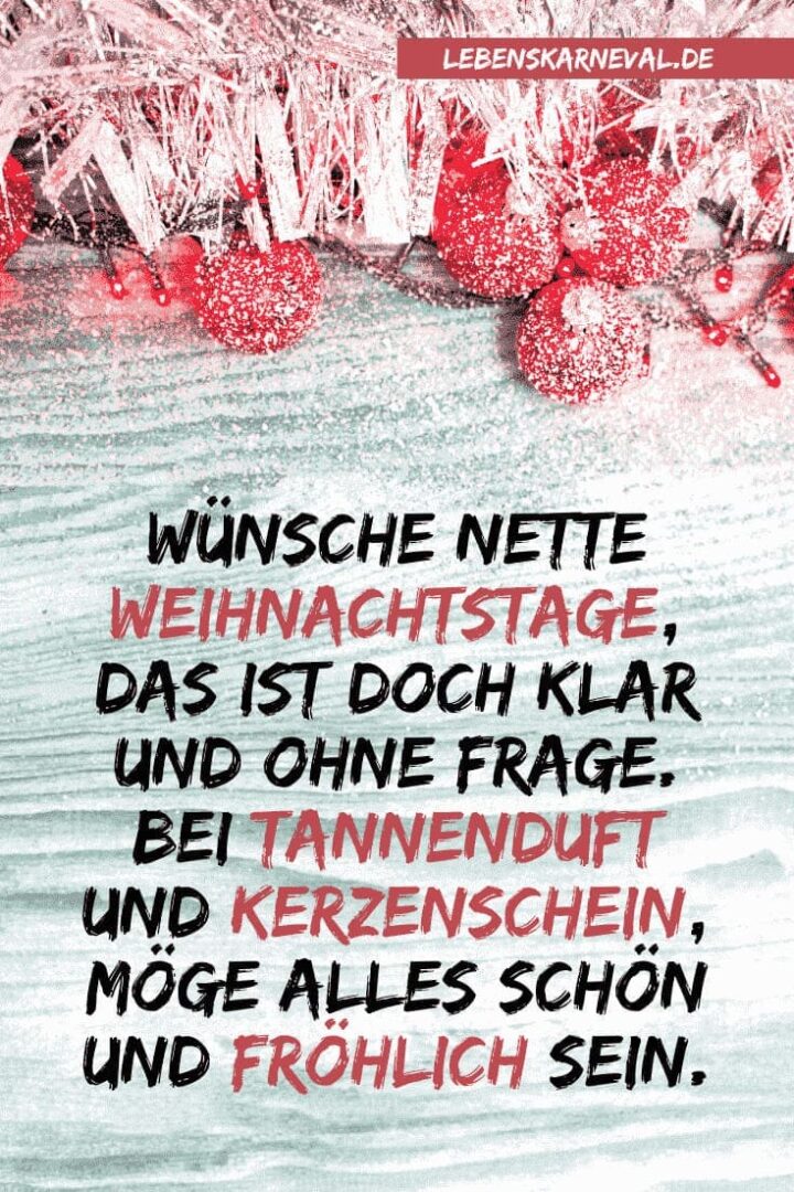 Die Schönste Weihnachtssprüche Für Karten!