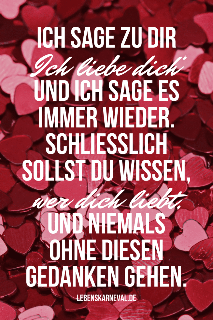 Liebessprüche Für Sie Zeigen Sie Ihre Liebe! Lebens Karneval