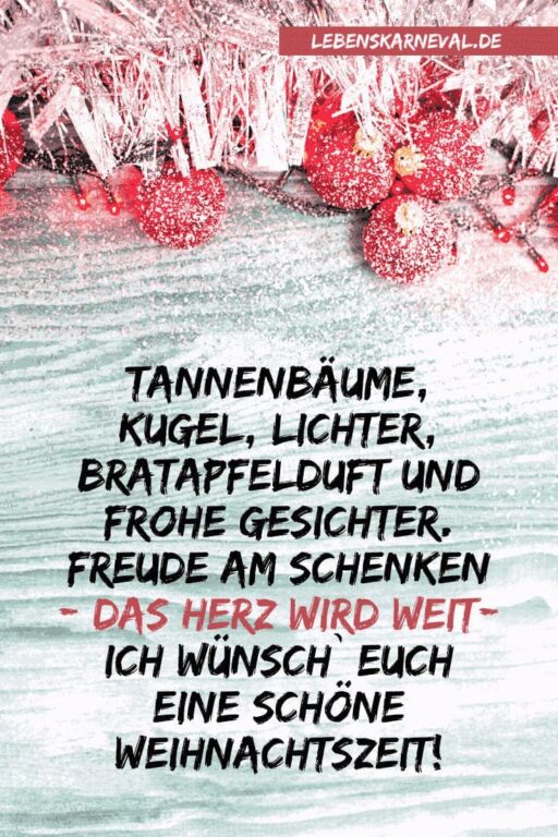 Die Schönste Weihnachtssprüche Für Karten!