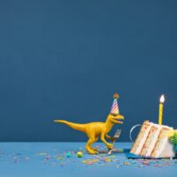 Dinosaurier-Geburtstagsfeier