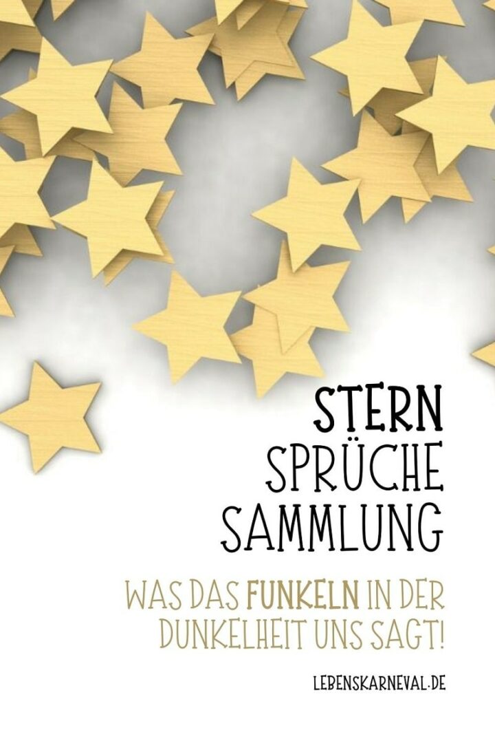 Stern Spruch Kurz Doch Schimmert Mit Freudigem Winken Der Dritte Stern Erst Herein Dann