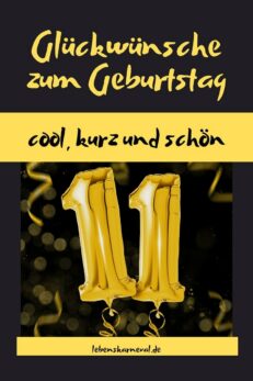 Cool, Kurz Und Schön Die Besten Glückwünsche Zum 11. Geburtstag