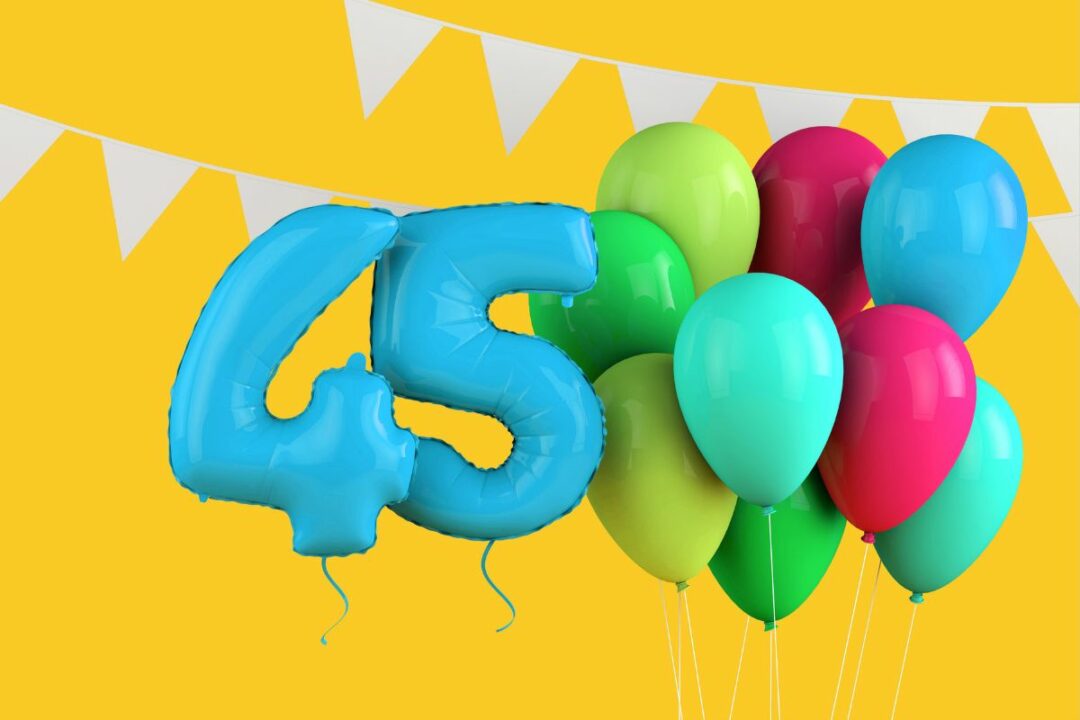Glückwünsche Zum 45. Geburtstag Witzig, Liebevoll Und Einfach Toll!
