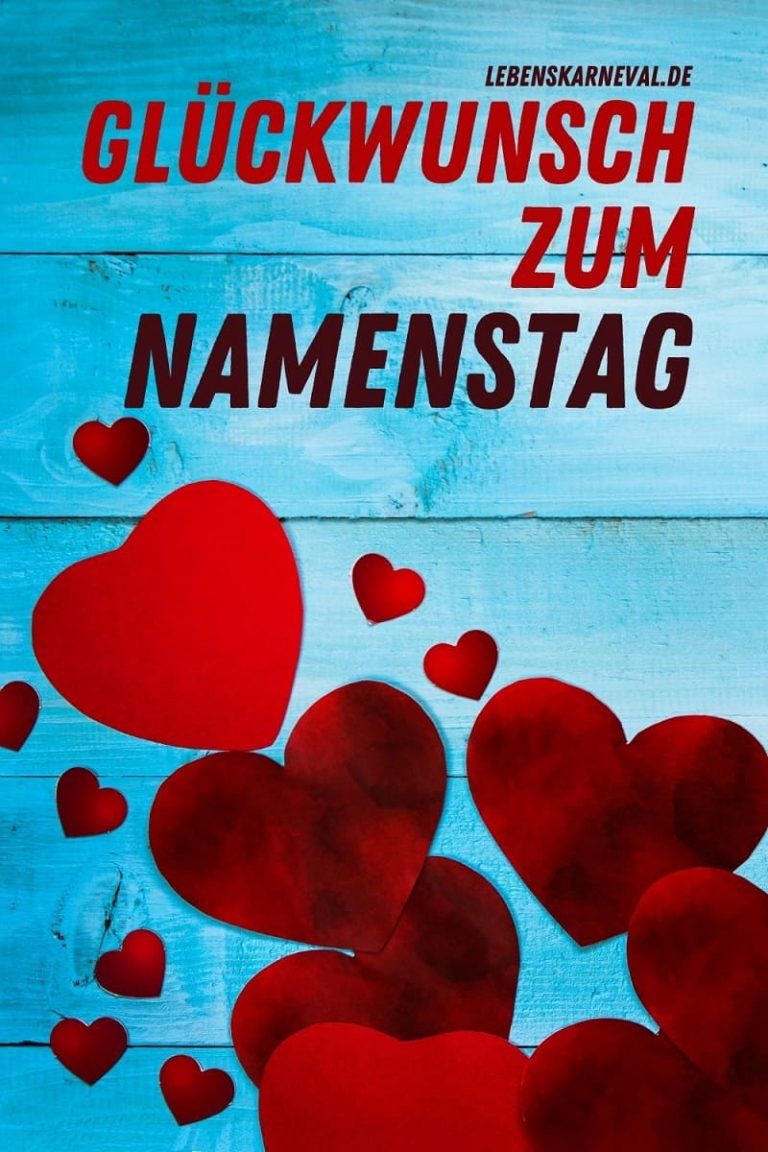 Gl&uuml;ckwunsch Zum Namenstag: Die Sch&ouml;nsten Ideen F&uuml;r Die Karte! - Lebens