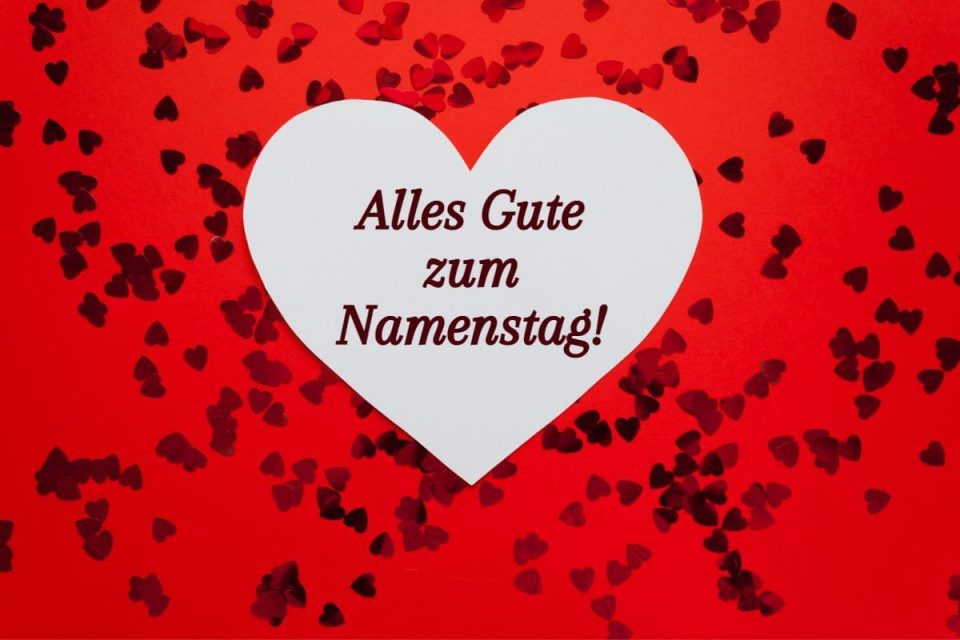 Glückwunsch Zum Namenstag Die Schönsten Ideen Für Die Karte!