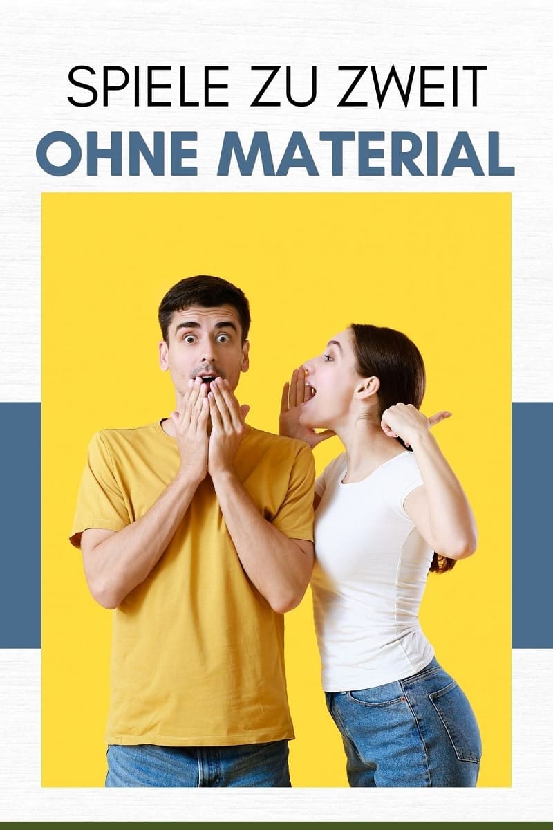 Gesellschaftsspiele Ohne Material