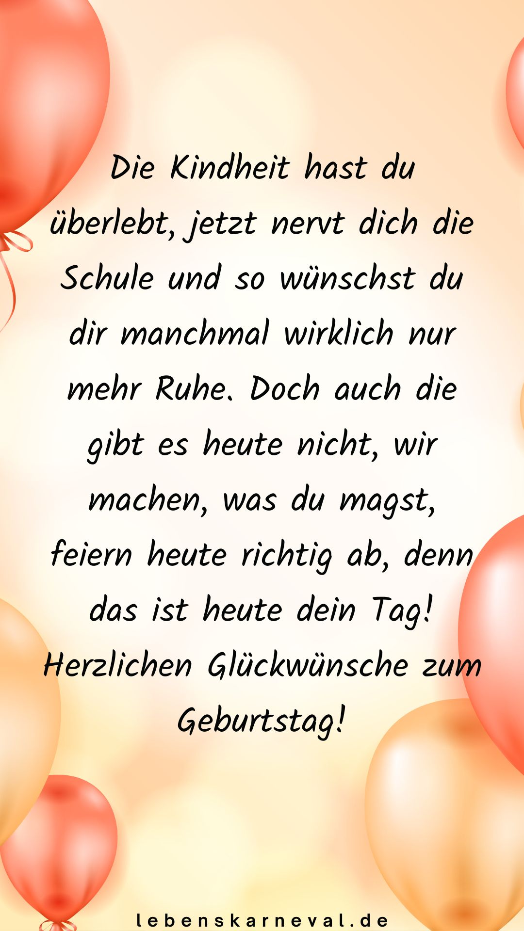 Geburtstagsw nsche Jugendlich F r Teenager Kreative Gr e Lebens 