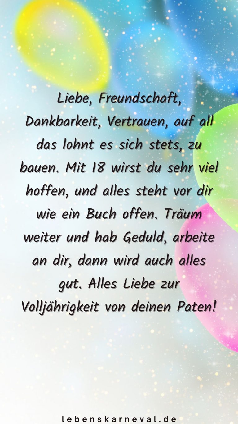 Geburtstagswünsche Patenkind Tipps für persönliche und einzigartige