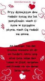 Geburtstagswünsche auf Polnisch mit deutscher Übersetzung Lebens Karneval