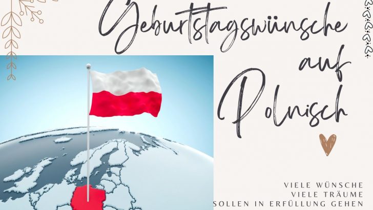 Geburtstagswünsche auf Polnisch mit deutscher Übersetzung