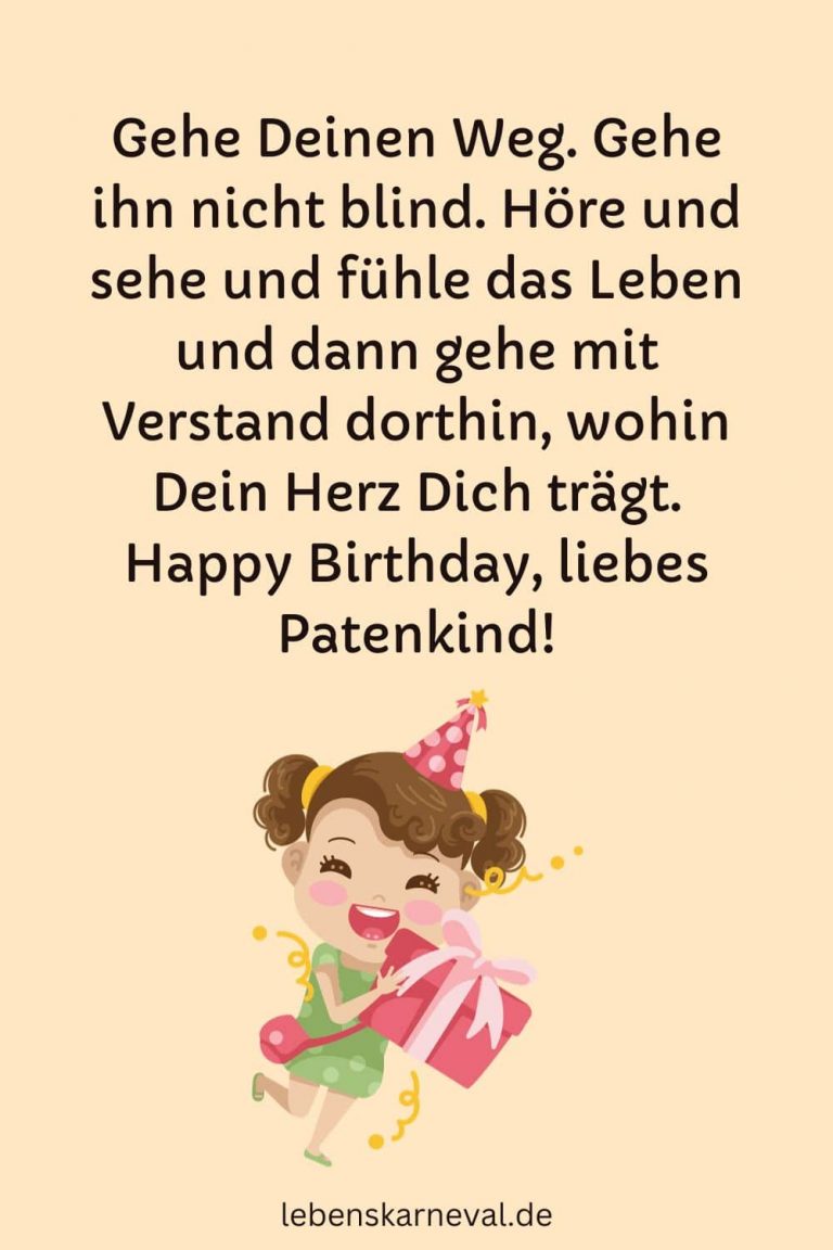 Geburtstagswünsche Patenkind Tipps für persönliche und einzigartige