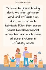 Top 100+ Sprüche Zum Einzug & Umziehen Sprüche