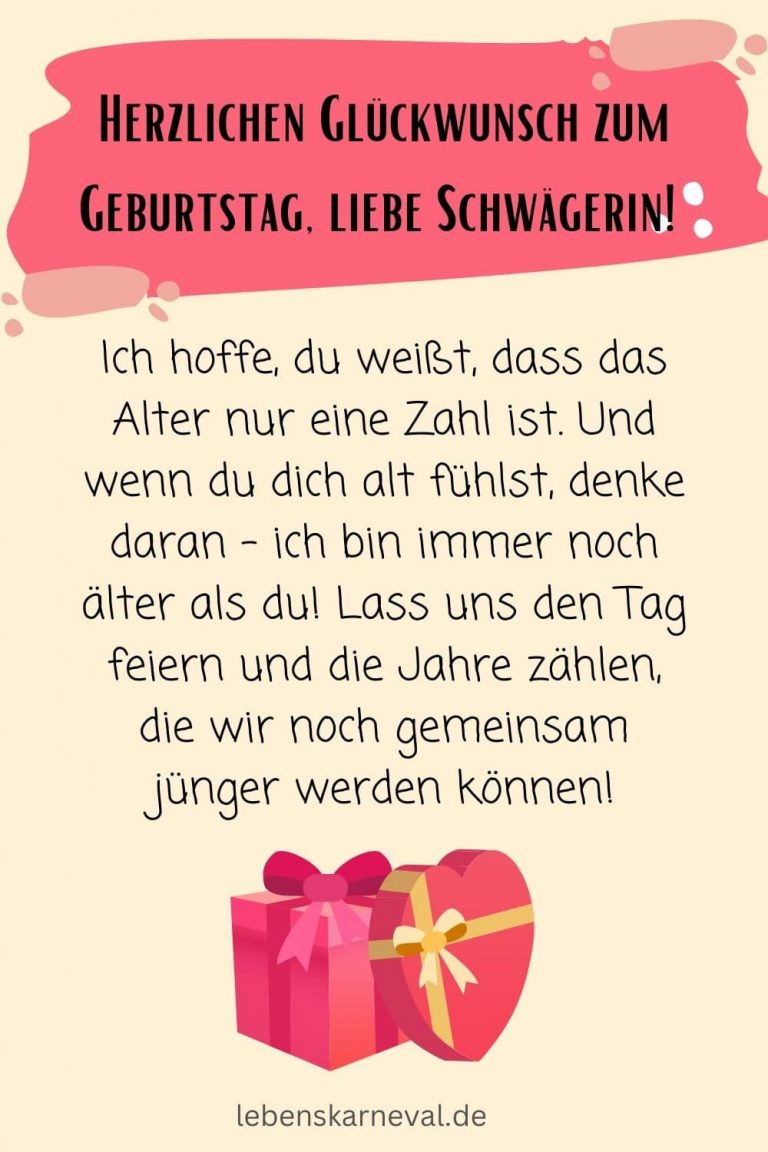 Geburtstagswünsche Schwägerin Herzliche Sprüche und Glückwünsche zum