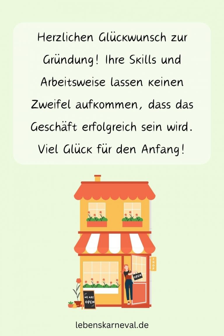 Glückwünsche Zur Geschäftseröffnung Viel Glück Zur Einweihung!