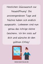Glückwünsche Zur Geschäftseröffnung Viel Glück Zur Einweihung!