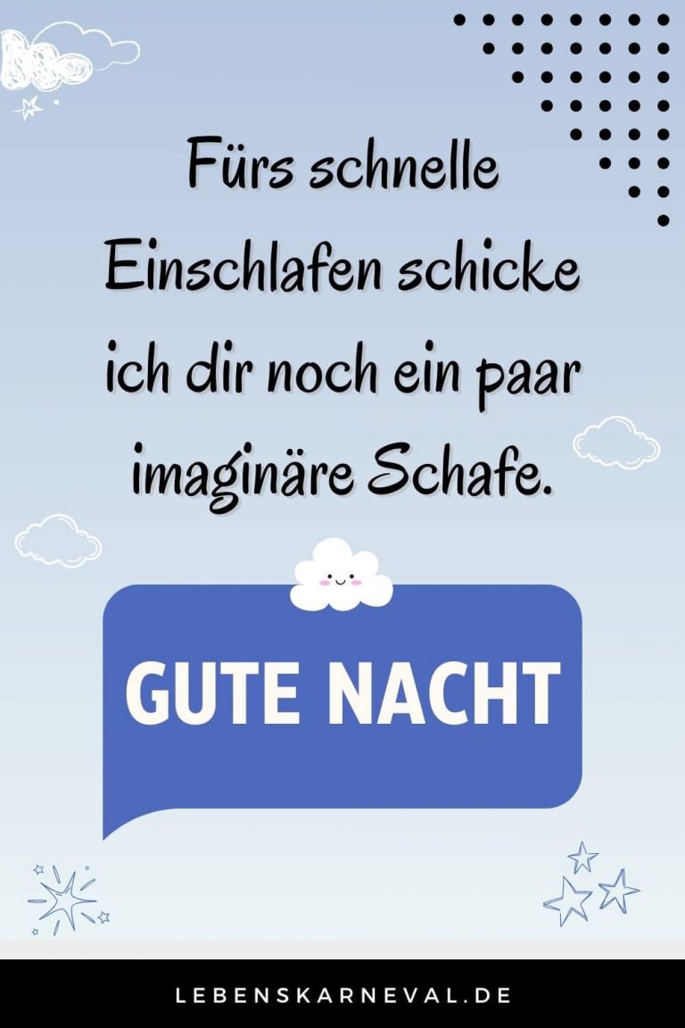Gute Nacht Lustig Sprüche Für Facebook, Whatsapp & Co.
