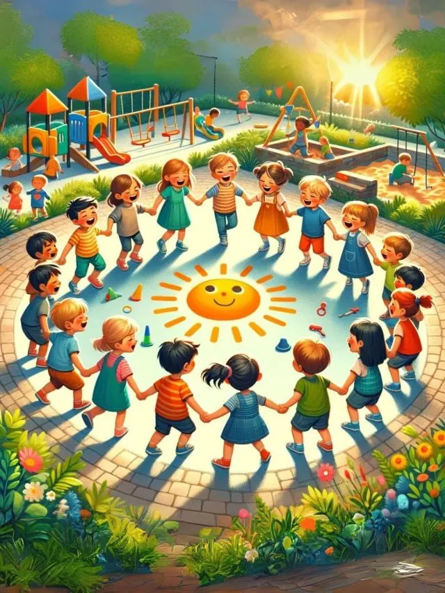 Kreisspiele im Kindergarten cover